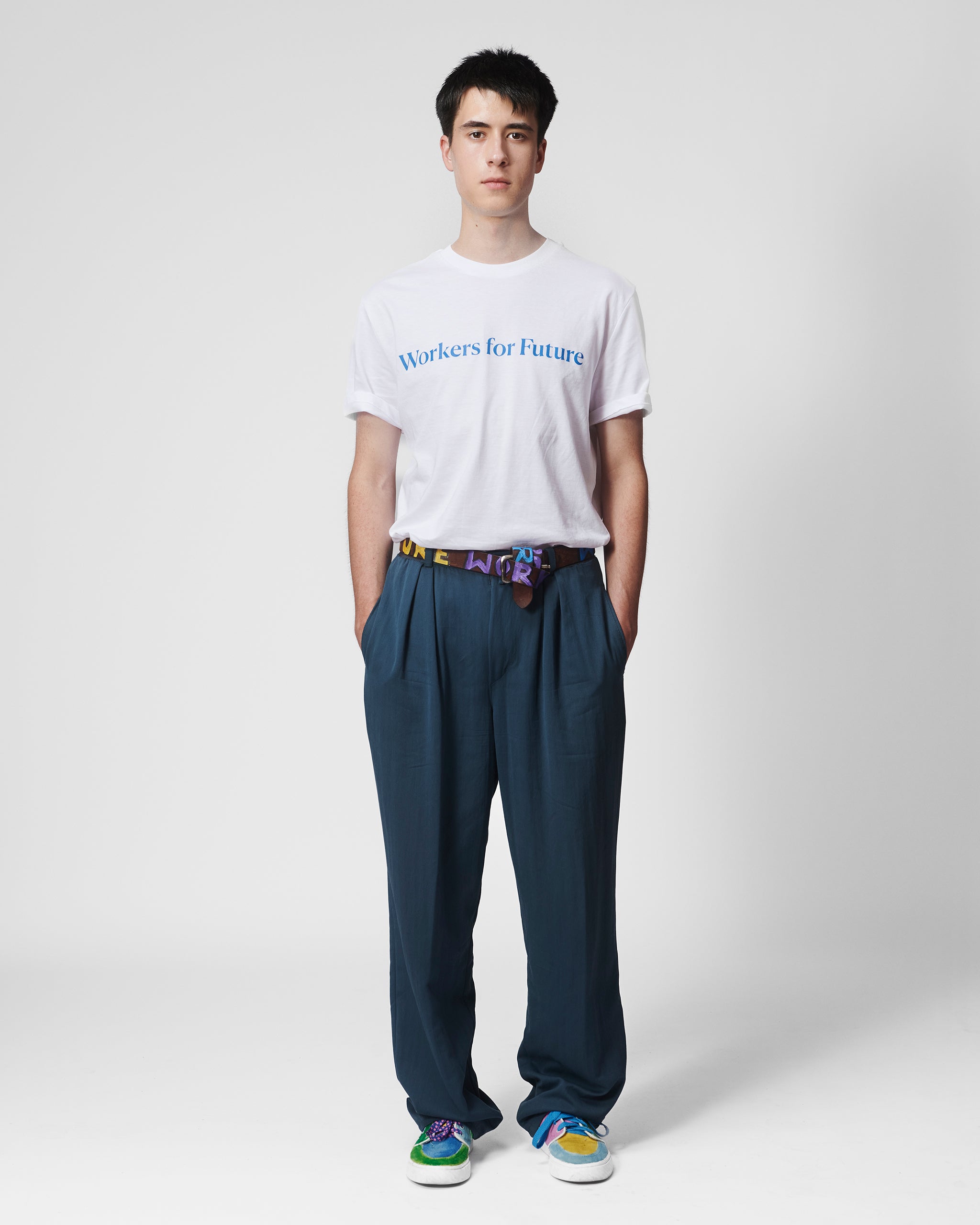 VINTAGE 4 BLUE  OCEAN TROUSERS