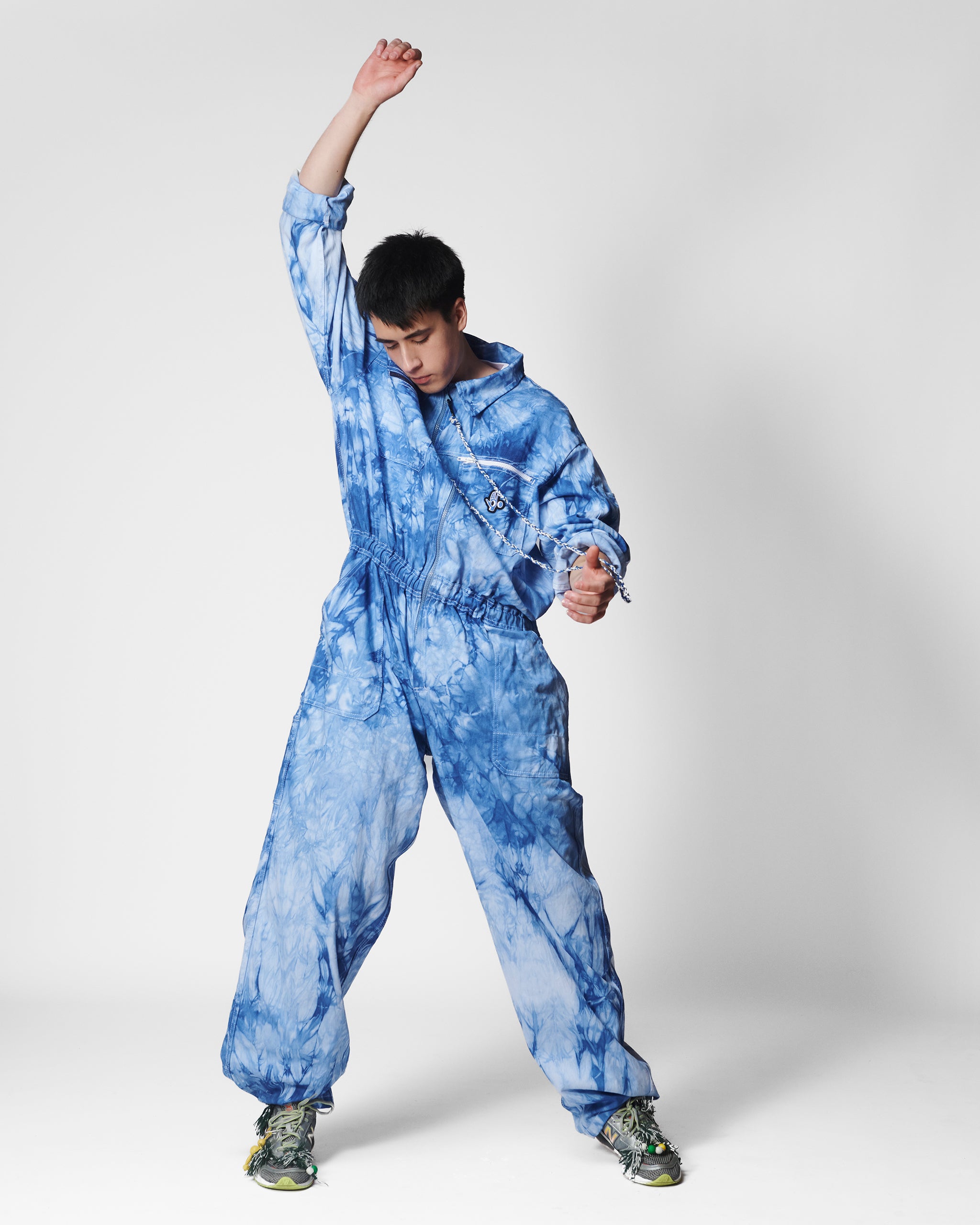 OVERALL WATERFALL TIE DYE