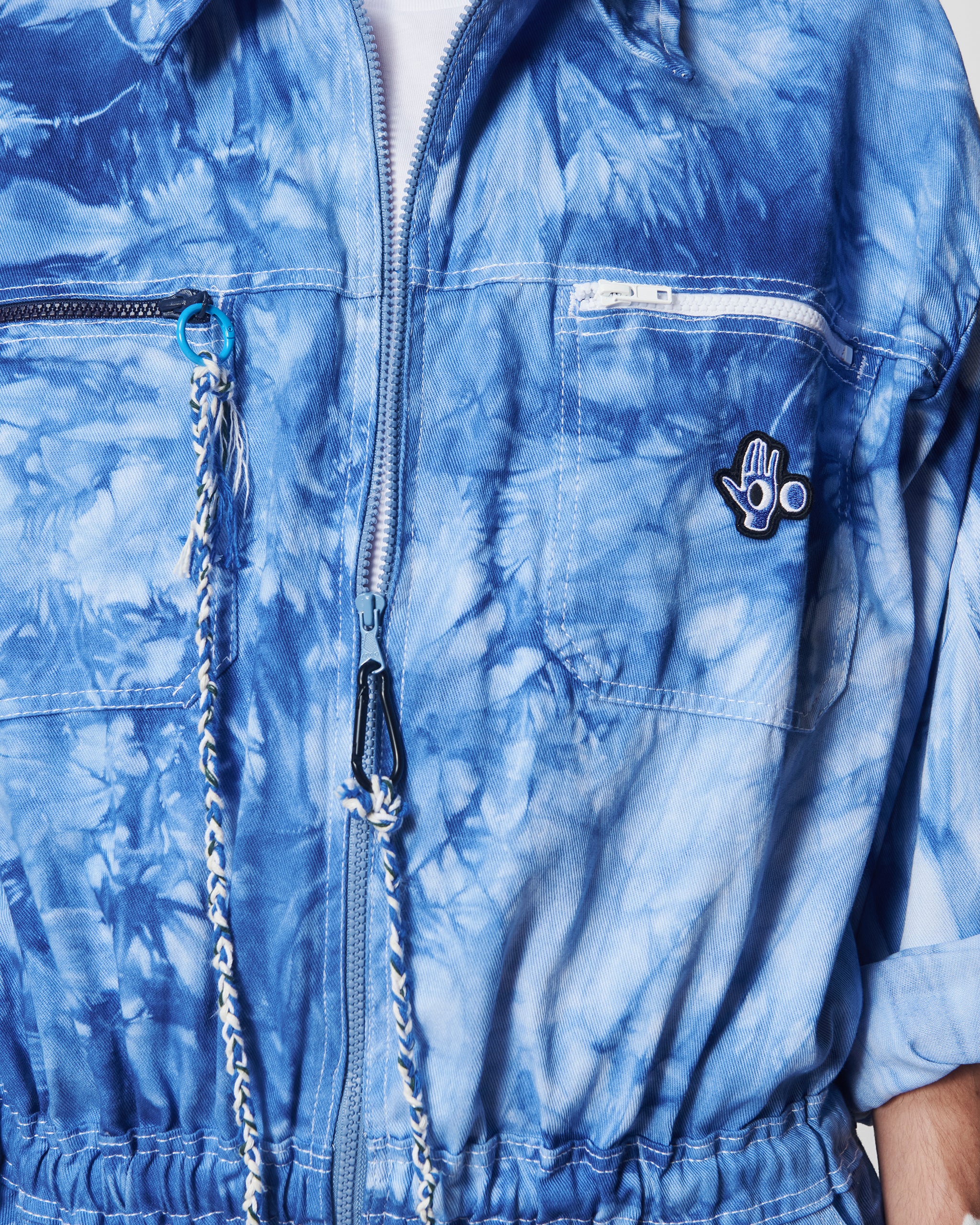 OVERALL WATERFALL TIE DYE