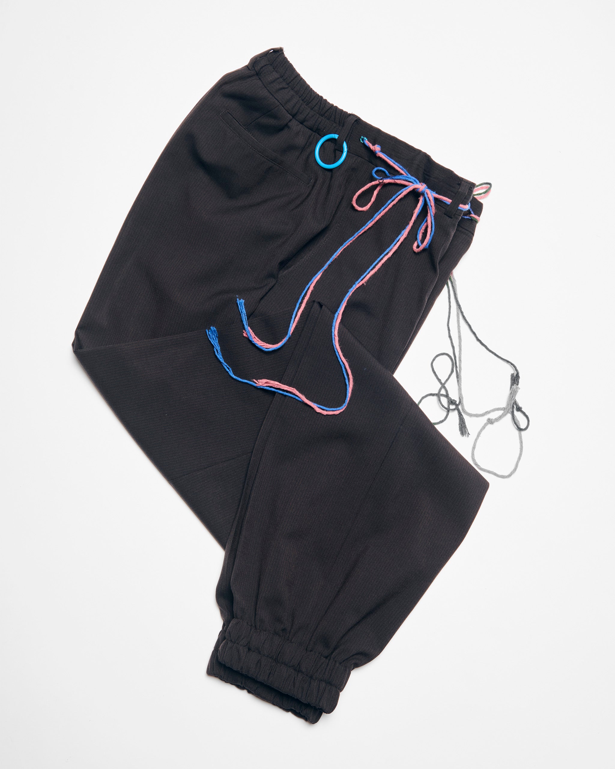 VINTAGE 8 NAVY BLUE HUGO WOOL TROUSERS