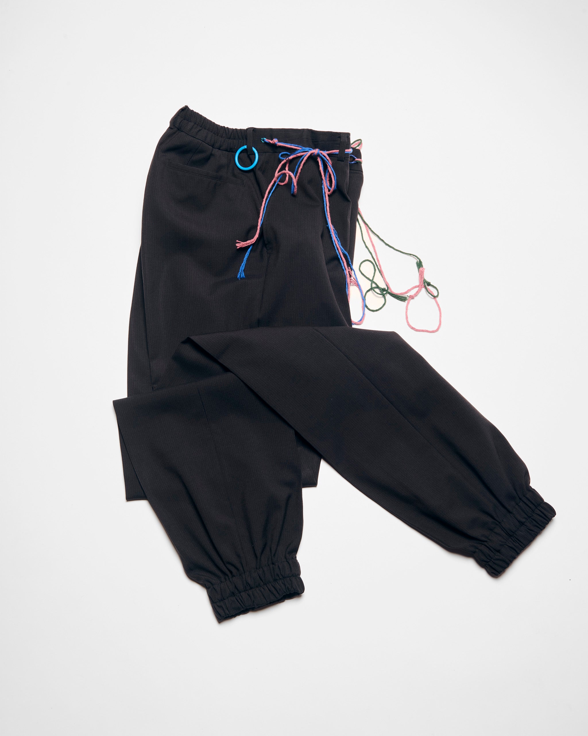 VINTAGE 8 NAVY BLUE HUGO WOOL TROUSERS